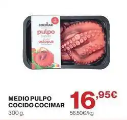 El Corte Inglés Cocimar - medio pulpo cocido cocimar oferta