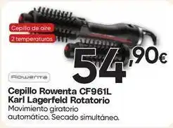FROIZ Rowenta - cepillo rozenta cf961l karl lagerfeld rotatorio oferta