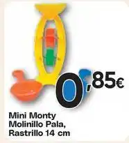 FROIZ Mini monty molinillo pala, rastrillo 14 cm oferta