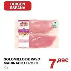 El Corte Inglés Elpozo - solomillo de pavo marinado oferta