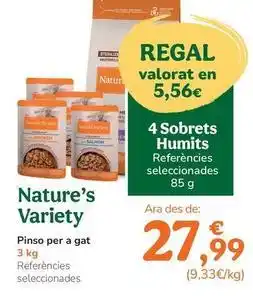 TiendAnimal Nature's variety - pienso para gato oferta