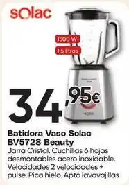 FROIZ Solac - batidora vaso bv5728 beauty oferta