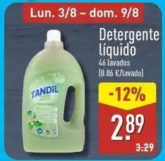 ALDI Tandil - detergente liquido oferta