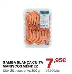 Hipercor Gamba blanca cuita mariscos mendez oferta