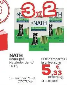 Kiwoko Nath - snack perro limpiador dental oferta