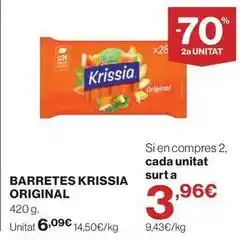 Hipercor Krissia - barretes original oferta