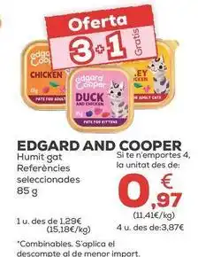Kiwoko Edgar&cooper - humedo gato referencias seleccionadas oferta