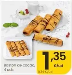 Eroski Bastón de cacao oferta