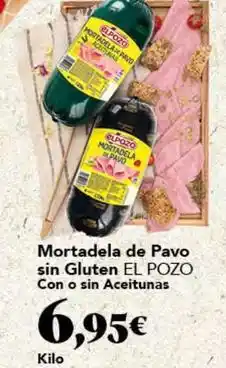 Gadis El pozo - mortadela de pavo sin gluten con o sin aceitunas oferta