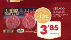 Supermercados Plaza Legado - burger de cerdo iberico oferta