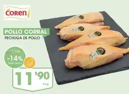 Supermercados Plaza Coren - pechuga de pollo oferta