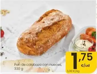 Eroski Pan de calabaza con nueces oferta