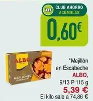 Masymas Albo - mejillón en escabeche oferta