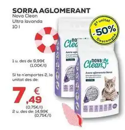 Kiwoko Nova clean - arena aglomerante oferta