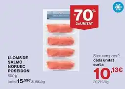 Hipercor Poseidon - lloms de salmo noruec oferta