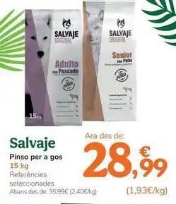 TiendAnimal Salvaje - pienso para perro oferta