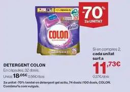 Hipercor Colon - detergent oferta