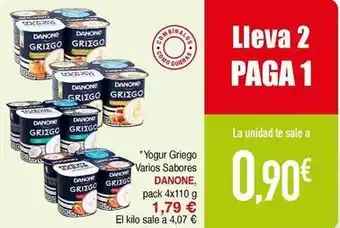Masymas Danone - yogur griego oferta