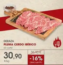 Supermercados Plaza Deraza - pluma cerdo iberico oferta