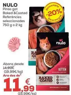 Kiwoko Nulo - pienso gato baked&coated oferta