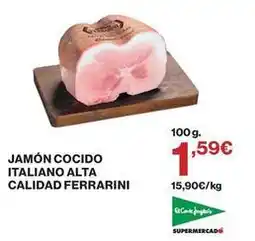 El Corte Inglés Ferrarini - jamón cocido italiano alta calidad oferta