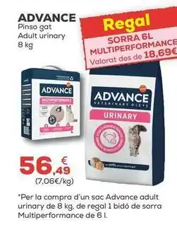Kiwoko Advance - pienso gato adulto urinary oferta