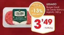 Supermercados Plaza Legado - burger meat de cerdo iberico oferta