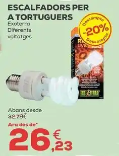 Kiwoko Exoterra - calentadores tortugueros oferta