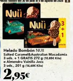 Gadis Nuii - helado bombon salted caramel&australian macadamia oferta