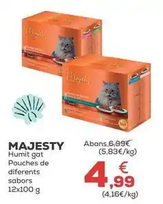 Kiwoko Majesty - humedo gato pouchs oferta
