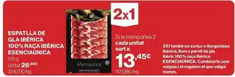 Esencia única covap - espatlla de gla iberica 100% raça iberica