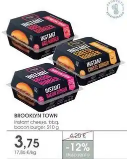 Supermercados Plaza Brooklyn town - instant cheese, bb4, bacon burger oferta