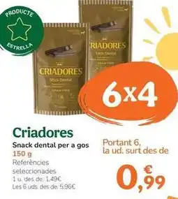 TiendAnimal Criadores - snack dental para perro oferta