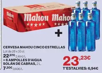 Mahou - cervesa cinco estrellas