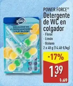 ALDI Detergente de wc en colgador oferta