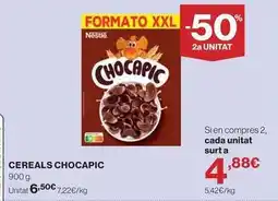 Hipercor Nestlé - cereals chocapic oferta