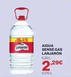 Lanjarón - aigua sense gas