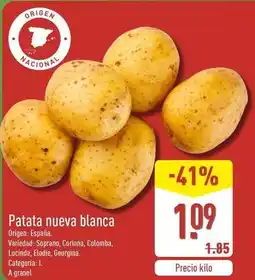 ALDI Origen - patata nueva blanca oferta
