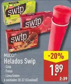 ALDI Mucci - helados oferta