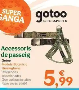 TiendAnimal Gotoo - accesorios de paseo oferta