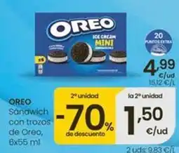 Eroski Oreo - sandwich con trozos de oreo oferta