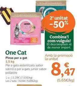 TiendAnimal Purina one - cat pienso para gato oferta