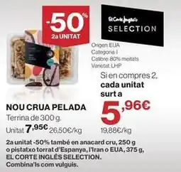 Hipercor Nou crua pelada oferta