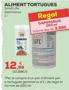 Small life - alimento tortugas