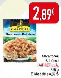 Masymas Carretilla - macarrones bolonesa oferta