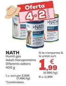 Kiwoko Nath - humedo perro adulto mono proteina oferta
