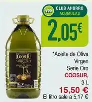 Masymas Coosur - aceite de oliva virgen serie oro oferta