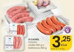 Eroski O'caurel - chorizo criollo o barbacoa oferta
