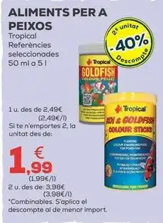 Kiwoko Tropical - alimentos para peces oferta