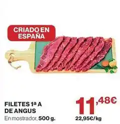 El Corte Inglés España - filetes 1a a de angus oferta